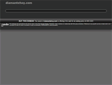 Tablet Screenshot of diamantehoy.com